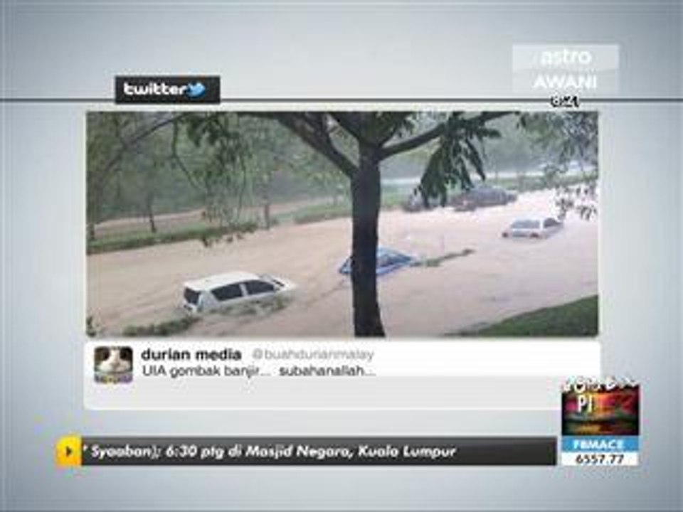 UIA Gombak dilanda banjir kilat