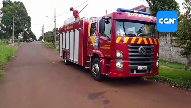 Cachorro cai em bueiro e Corpo de Bombeiros é acionado para resgate