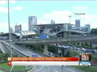 Johor Bahru jadi tumpuan warga Singapura