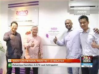 Radio ERA FM kekal radio nombor satu di Malaysia