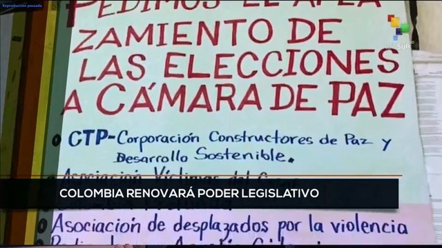 teleSUR Noticias 16:30 12-03: En medio de la violencia, Colombia prepara elecciones legislativas