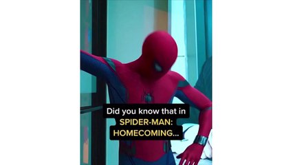 Did you know that in SPIDER-MAN - HOMECOMING...