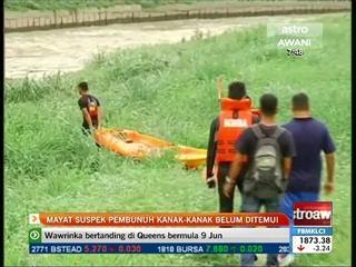 Mayat suspek pembunuh kanak-kanak belum ditemui