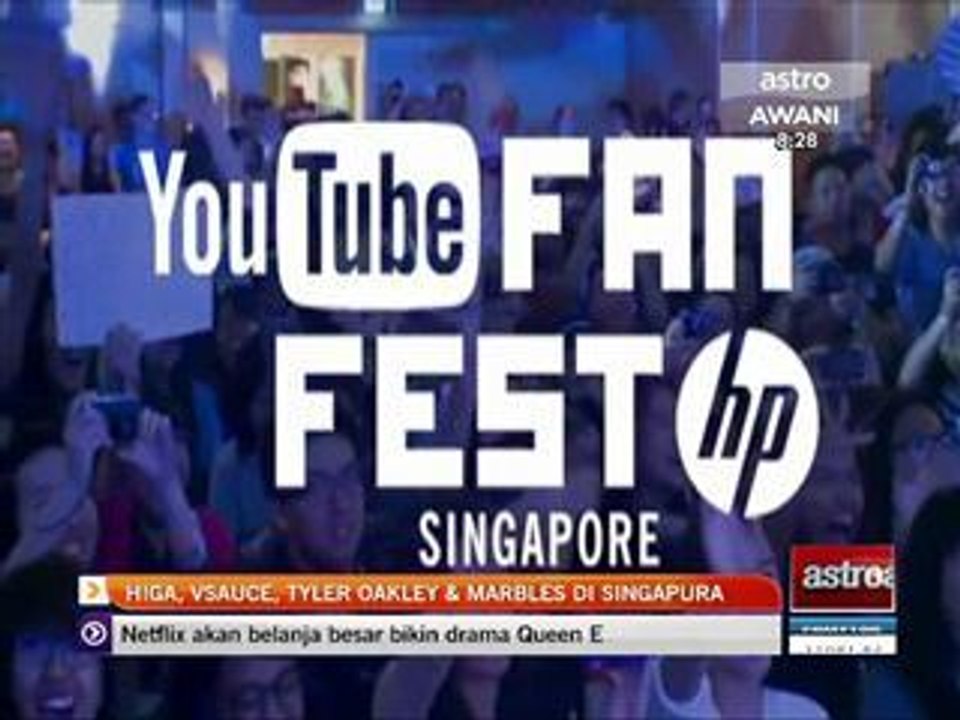 Higa, Vsauce, Tyler Oakley & Marbles di Singapura