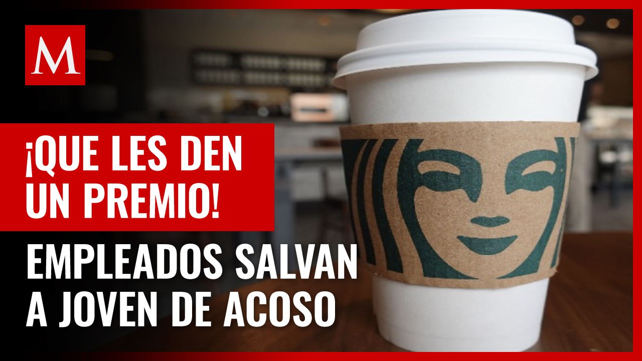 Con un mensaje en el vaso, empleados de Starbucks ayudan a joven que estaba siendo acosada