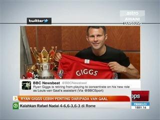 Ryan Giggs lebih penting daripada Van Gaal