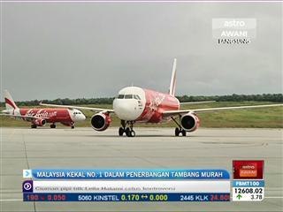 Malaysia kekal no. 1 dalam penerbangan tambang murah