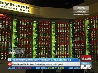 Economists raise GDP forecast after strong 1Q