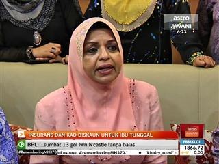 Insurans dan kad diskaun untuk ibu tunggal