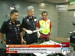 Pahang: Geng samun ditahan