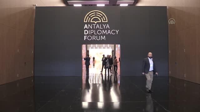 Antalya Diplomasi Forumu resepsiyonu