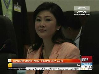 Thailand umum tarikh pilihan raya baru