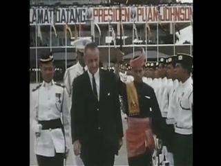 President Lyndon B. Johnson in Malaysia, 1966