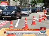 Laluan di Jalan Bukit Bintang terus ditutup