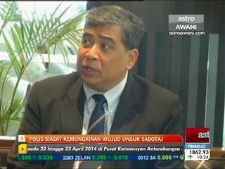 Polis siasat kemungkinan wujud unsur sabotaj