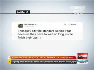 UPSR bocor: Pengguna media sosial kesal kerana tiada integriti