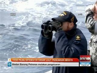 Titik pejal ditemui di dasar laut pencarian MH370