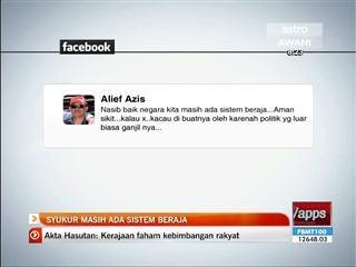 Syukur masih ada sistem beraja