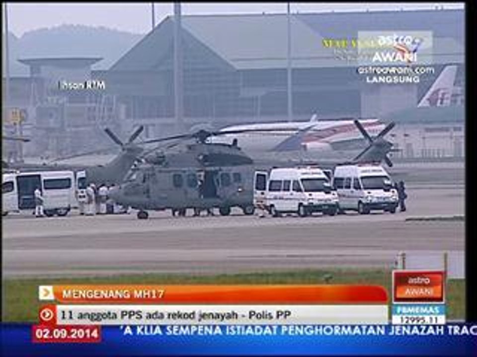 Perjalanan terakhir menggunakan helikopter