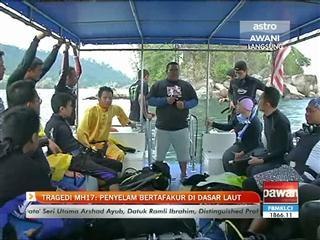 Tragedi MH17: Penyelam bertafakur di dasar laut