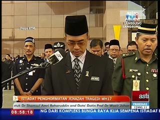 Ketibaan 9 lagi mangsa: KLIA bertafakur selama 1 minit