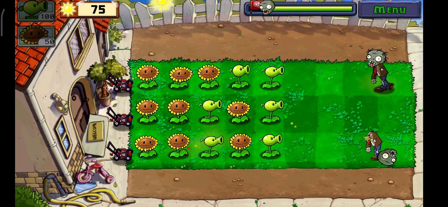 PLANTAS VS ZOMBIES | #1 O INÍCIO DE GAMEPLAY |SOBREVIVENDO AS HORDAS
