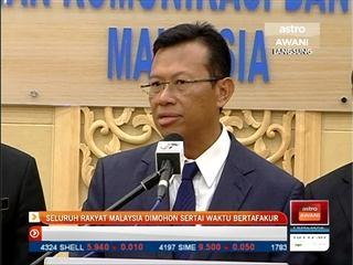 Seluruh rakyat M'sia disaran sertai waktu bertakafur