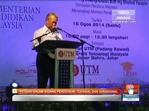 Potensi dalam bidang pendidikan teknikal dan vokasional