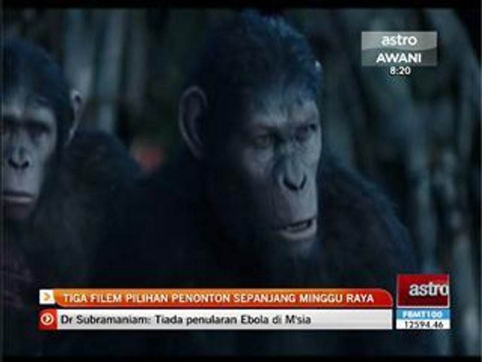 Tiga filem pilihan penonton sepanjang minggu raya