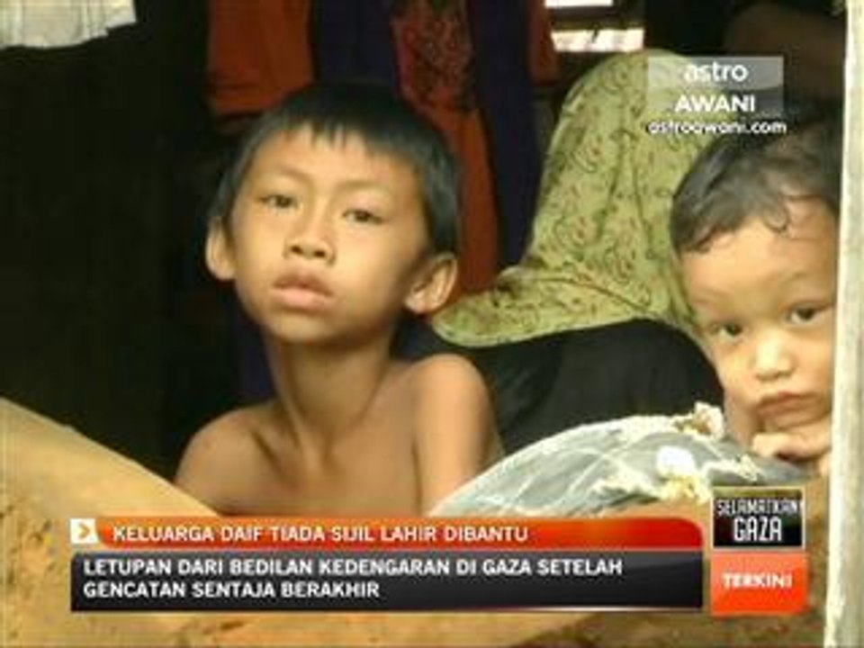 Keluarga daif tiada sijil lahir dibantu