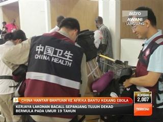 China hantar bantuan ke Afrika bantu kekang Ebola