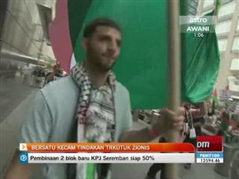 Bersatu kecam tindakan terkutuk zionis