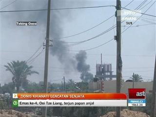 Zionis khianati gencatan senjata