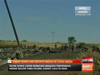 Pakar sekali lagi berjaya masuk ke tempat nahas