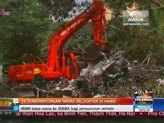 16 terbunuh dalam nahas helikopter di Hanoi