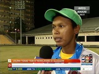 Zalina tekad tebus kekalahan di Glasgow