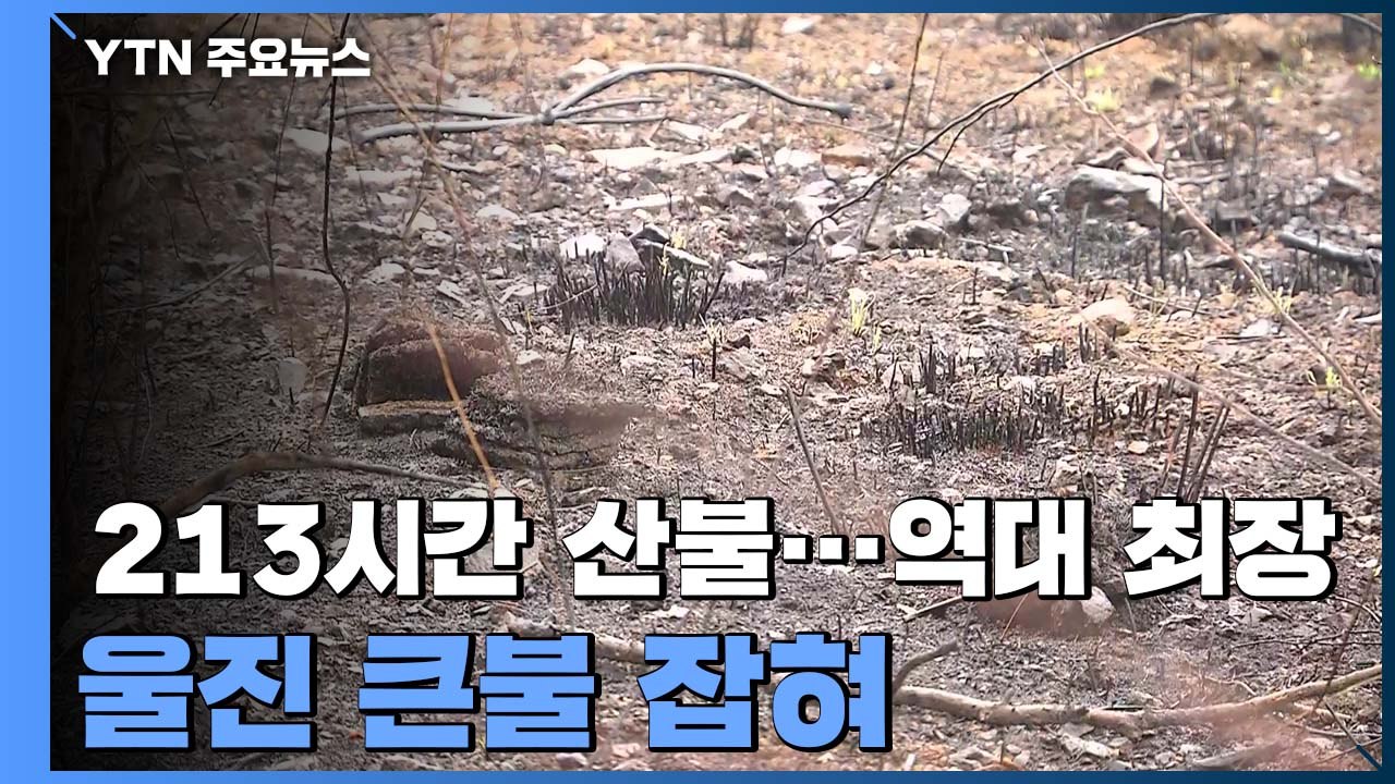 울진 산불 주불 진화 완료..."213시간 이어졌던 최장 산불" / YTN