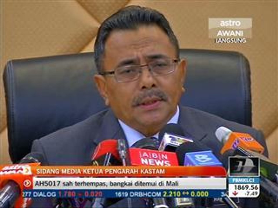 Sidang Media Ketua Pengarah Kastam