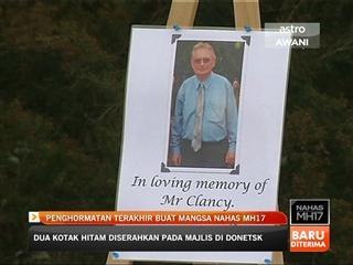 Penghormatan terakhir buat mangsa nahas MH17