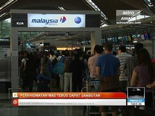 Perkhidmatan MAS terus dapat sambutan