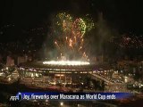Joy, fireworks over Maracana as World Cup ends