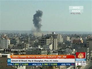 Israel-Hamas setuju gencatan senjata lima jam
