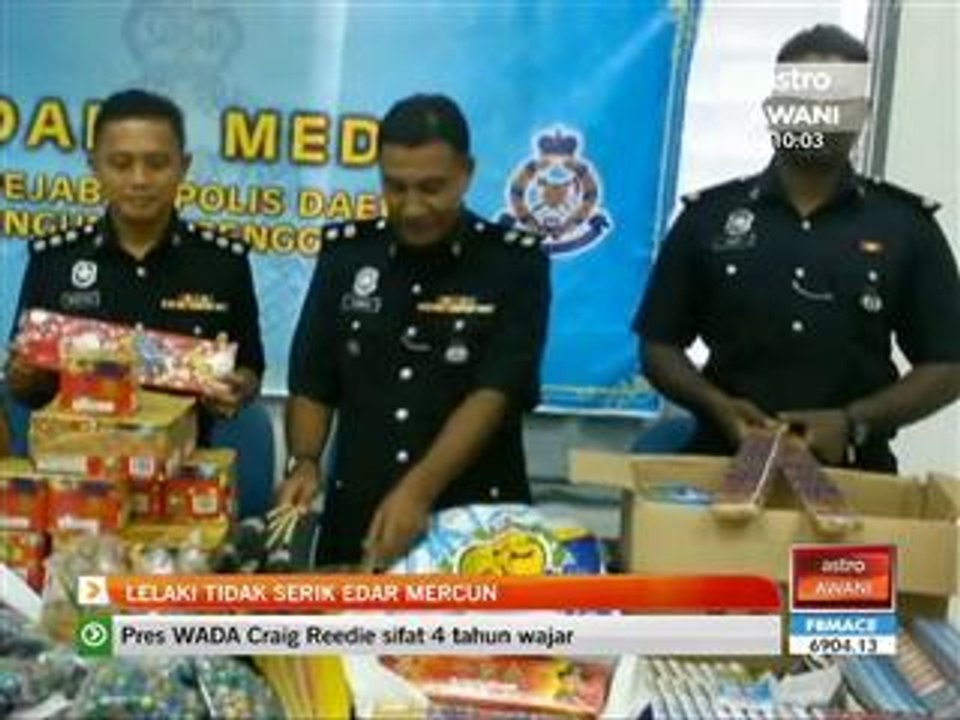 Lelaki tidak serik edar mercun