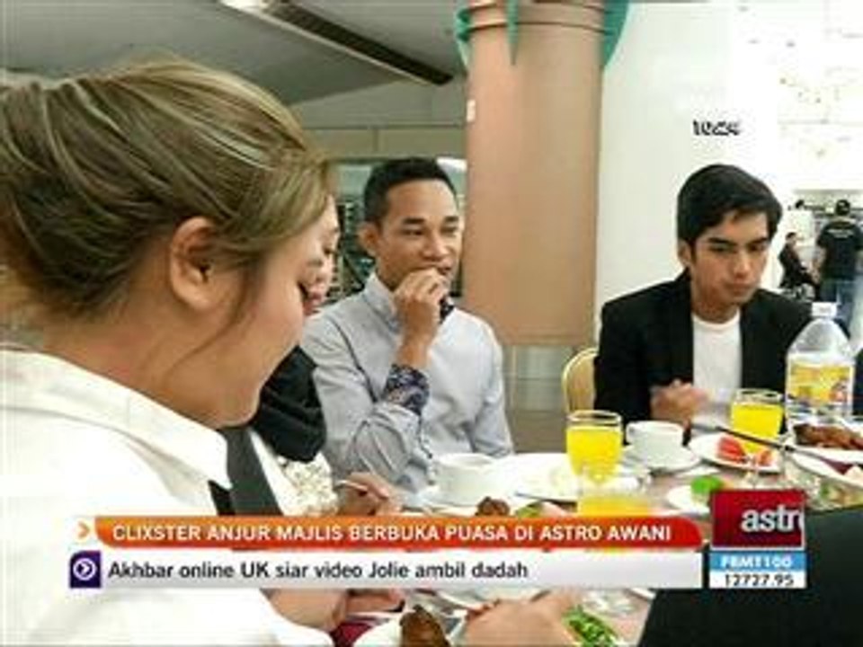 Clixster anjur majlis berbuka puasa di Astro Awani