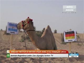 Analisa Twitter antara #Ger #Arg atau ramalan unta?