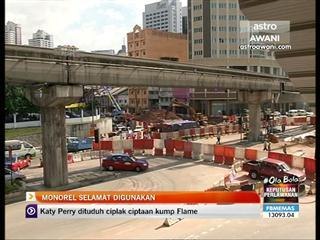 Perkhidmatan monorel selamat digunakan