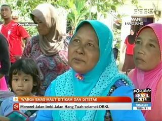 Warga emas maut ditikam akibat pergaduhan