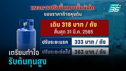 แก๊สเตรียมขึ้นร้านขนมครกทำใจรับต้นทุนสูง - เที่ยงทันข่าว