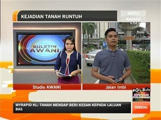 Laporan kejadian tanah mendap di Jalan Imbi (6:00pm)