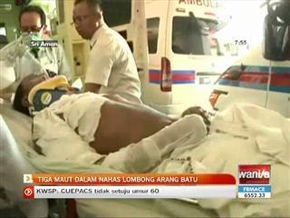 Tiga maut dalam nahas lombong arang batu